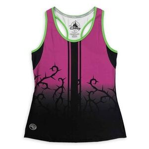 Run Disney Maleficent Pink and Purple Graphic Sleeveless Tank Top
